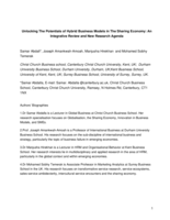 Unlocking The Potentials of Hybrid Business Models in The Sharing Economy: An Integrative Review and New Research Agenda
