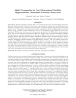 Light propagation in one-dimensional stealthy hyperuniform disordered photonic structures