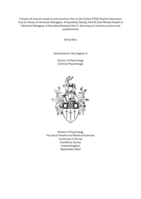 A thesis of clinical research and practice: Part A: [An Online PTSD Psycho-Education Tool for Hosts of Ukrainian Refugees: A Feasibility Study]; Part B: [The Mental Health of Ukrainian Refugees: A Narrative Review]; Part C: Summary of clinical practice and assessments