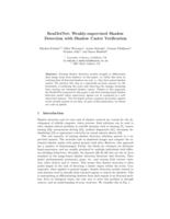 RenDetNet: Weakly-supervised Shadow Detection with Shadow Caster Verification