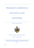 Prognostic markers in hepatocellular carcinoma