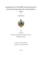 Development of a NanoBRET Screening Assay for Buruli Ulcer Drug Leads with a Novel Mode of Action