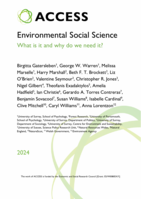 Environmental Social Science: What is it and why do we need it?