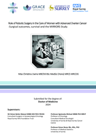 Role of Robotic Surgery in the Care of Women with Advanced Ovarian Cancer: -Surgical outcomes, survival and the MIRRORS Study