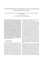 E-mamba: Using state-space-models for direct event processing in space situational awareness