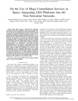 On the Use of Mega Constellation Services in Space: Integrating LEO Platforms into 6G Non-Terrestrial Networks