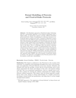 Formal Modelling of Peercoin and Proof-of-Stake Protocols