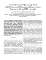 A Dual Decoupled Q-Learning Based Multi-Dimensional Optimization Random Access Scheme for 6G umMTC Networks