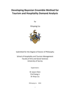 Developing Bayesian Ensemble Method for Tourism and Hospitality Demand Analysis