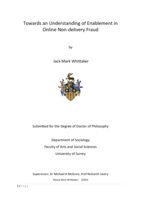 Towards an Understanding of Enablement in  Online Non-delivery Fraud