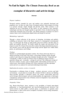 No end in sight: The Climate Domesday Book as an exemplar of discursive and activist design