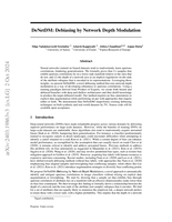 DeNetDM: Debiasing by Network Depth Modulation