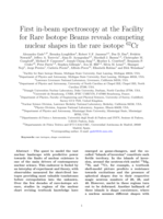 In-beam spectroscopy reveals competing nuclear shapes in the rare isotope ⁶²Cr