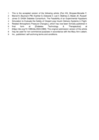The Feasibility of an Experimental Hypobaric Simulation to Evaluate the Safety of Closed-Loop Insulin Delivery Systems in Flight-Related Atmospheric Pressure Changes