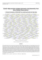 Euclid: High-precision imaging astrometry and photometry from Early Release Observations. I. Internal kinematics of NGC 6397 by combining Euclid and Gaia data