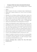 The impact of policy intervention on international wine demand