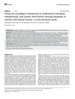 Using the Candidacy Framework to understand individual, interpersonal, and system level factors driving inequities in women with breast cancer: a cross-sectional study