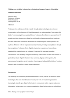 Making sense of digital volunteering: relational and temporal aspects of the digital volunteer experience