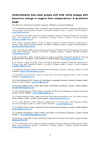Understanding how older people with mild frailty engage with behaviour change to support their independence: A qualitative study