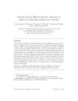 Dynamic energy efficient resource allocation in multi-user multi-IRS mmWave 6G networks