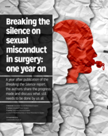 Breaking the silence on sexual misconduct in surgery: one year on