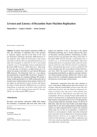Liveness and Latency of Byzantine State-Machine Replication