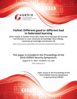 FedVal: Different good or different bad in federated learning
