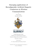 Emerging applications of Reconfigurable Artificial Magnetic Conductors in Wireless Communications