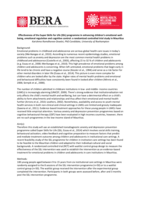 Effectiveness of the Super Skills for Life (SSL) programme in enhancing children's emotional well- being, emotional regulation and cognitive control: a randomized controlled trial study in Mauritius