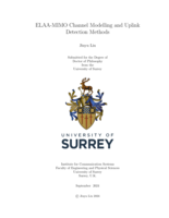 ELAA-MIMO Channel Modelling and Uplink Detection Methods