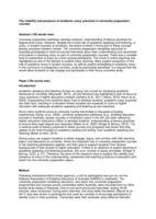 The visibility and presence of academic oracy practices in university preparation courses