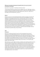 Differences in education and employment inequalities based on the social and cultural environments of universities