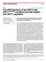 Cryo-EM structures of apo-APC/C and APC/CCDH1:EMI1 complexes provide insights into APC/C regulation