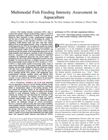 Multimodal Fish Feeding Intensity Assessment in Aquaculture
