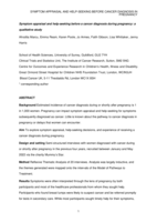 Symptom appraisal and help-seeking before a cancer diagnosis during pregnancy: a qualitative study