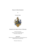Essays in urban economics