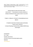 Sabotage, feeding and collusion after bariatric surgeryAnd the winner is …? A psychodynamic and systemic perspective on sabotage and feeding after bariatric surgery by means of a case series analysis