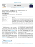 Identification of soil damping for stiff piles based on experiments: Soil damping curves from physical model tests