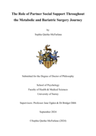 The Role of Partner Social Support Throughout the Metabolic and Bariatric Surgery Journey