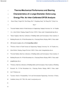 Thermo-Mechanical Performance and Bearing Characteristics of a Large-Diameter, Extra-Long Energy Pile: An Inter-Calibrated DFOS Analysis