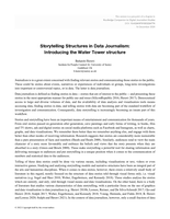 Storytelling Structures in Data Journalism: Introducing the water tower structure