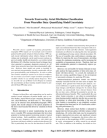 Towards Trustworthy Atrial Fibrillation Classification From Wearables Data: Quantifying Model Uncertainty