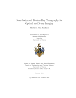 Non-Reciprocal Broken-Ray Tomography for Optical and X-ray Imaging