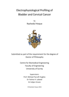 Electrophysiological Profiling of Bladder and Cervical Cancer