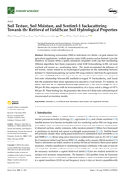 Soil Texture, Soil Moisture, and Sentinel-1 Backscattering: Towards the Retrieval of Field-Scale Soil Hydrological Properties