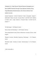 Validation of L-Type Calcium Channel Blocker Amlodipine as a Novel ADHD Treatment through Cross-Species Analysis, Drug- Target Mendelian Randomization, and clinical evidence from medical records