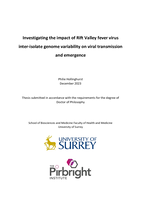 Investigating the impact of Rift Valley fever virus inter-isolate genome variability on viral transmission and emergence