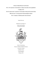 A Thesis of Clinical Research And Practice: Part A: The experience of moral injury in refugee and asylum seeker populations: A scoping review. Part B: Asylum seekers’ experiences of moral injury during and beyond the Home Office interview: An Interpretative Phenomenological Analysis. Part C: Summary of clinical practice and assessments