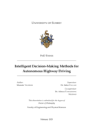Intelligent Decision-Making Methods for Autonomous Highway Driving