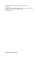 Mind the (expectation) gap: the double bind for women GPs